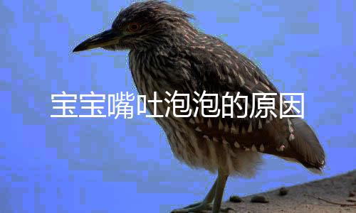 宝宝嘴吐泡泡的原因